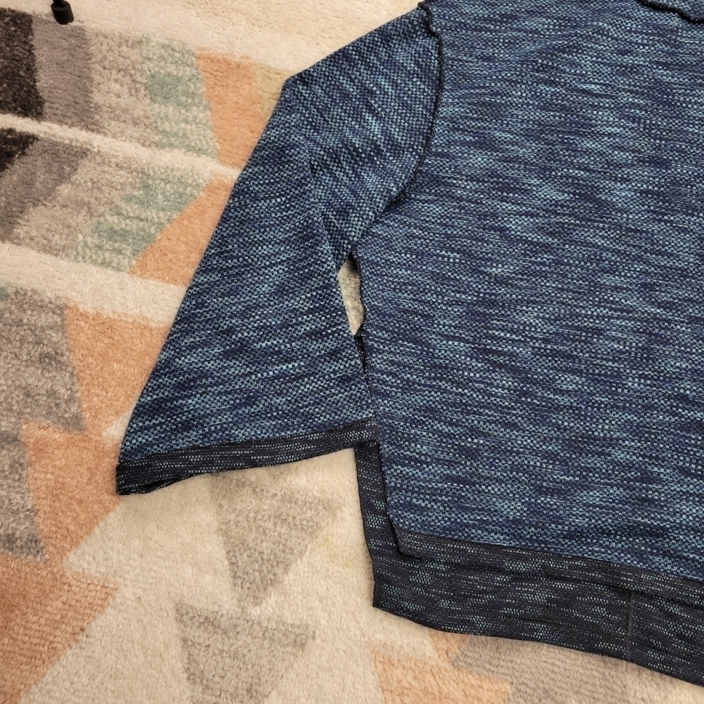 Free People We the Free blue Sunny Days oversized turtleneck sweater - Picture 4 of 8